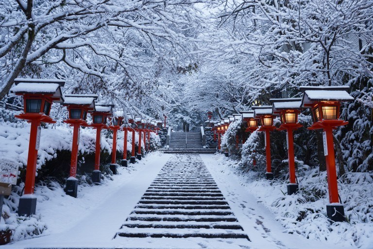 Winter at Kifune Shrine